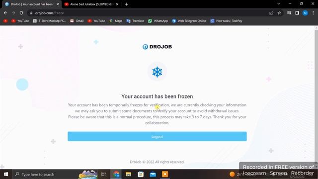 Drojob Scam and fake website ? After 2 months working in drojob my. account is permanently frezee смотреть онлайн