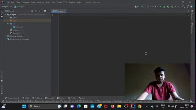 print hello world in Java easy step (intellij idea ) смотреть онлайн