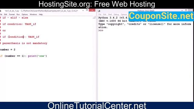 Python Programming Tutorial: Making Decisions in Python - if-else-elif смотреть онлайн