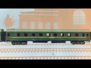 Спальный вагон. Сборная модель от Умной бумаги.