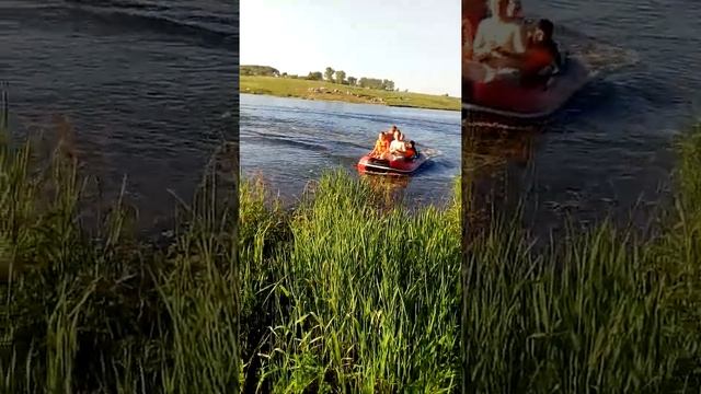 Катались на лодке по реке Чумыш(2часть) смотреть онлайн