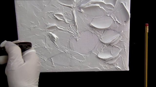 How to Paint Abstract Mettalic Poppies with a Palette Knife - Bas-Relief on Canvas - Acrylic Techni смотреть онлайн