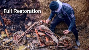 Восстановление мотоциклетного Чоппера — полный процесс