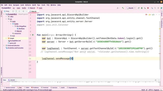 #4 MESSAGE GÖNDERME | JavaCord ve Kotlin ile Discord bot kodlama смотреть онлайн