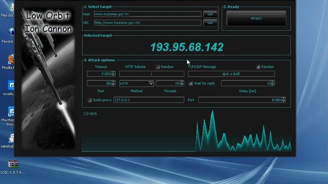 DDoss Attack Java LOIC смотреть онлайн