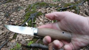 Тест ножа Ahti Vaara и ножа Малая Выпь (мастерская Ястребова).