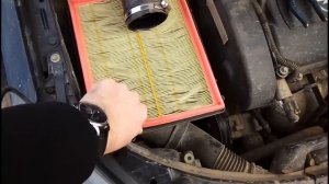 opel astra H замена воздушного фильтра