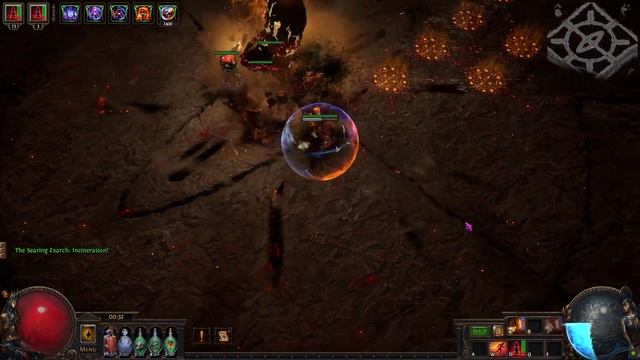 Path of Exile - Crucible - The Searing Exarch - Exploding Totems смотреть онлайн