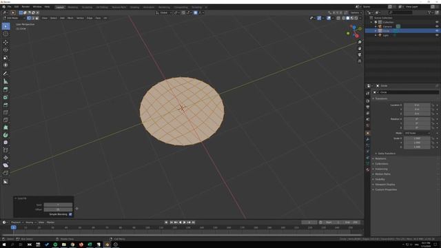 Blender - Grid fill, edit mode tool explained смотреть онлайн