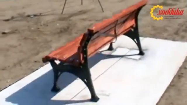 Скамейка чугунная 'Хутор' смотреть онлайн