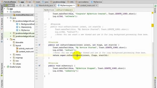 Android Services Bangla Tutorial смотреть онлайн