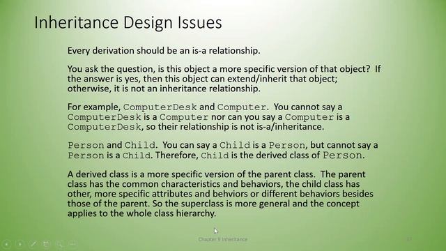 1437 Class Recording - Chapter 9 Inheritance and Chapter 10 Polymorphism смотреть онлайн