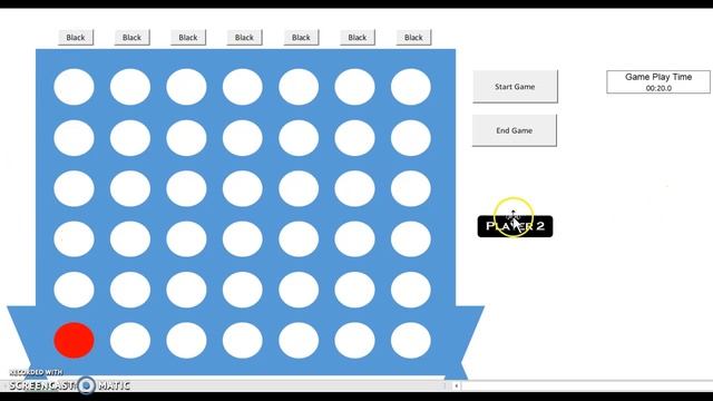 Connect 4 in Excel VBA Gameplay смотреть онлайн