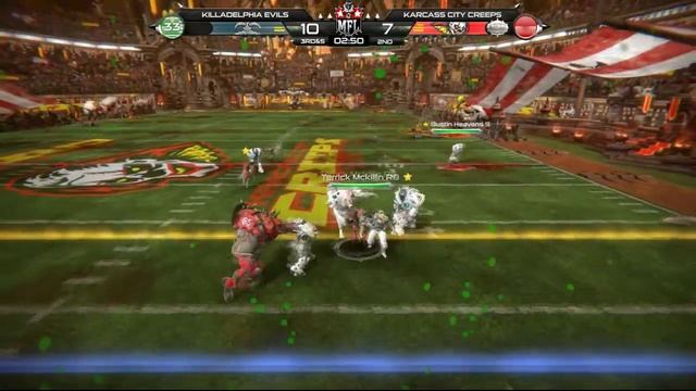 Mutant football league - Evils dynasty - season 4 week 4 @ Karcass City Creeps смотреть онлайн