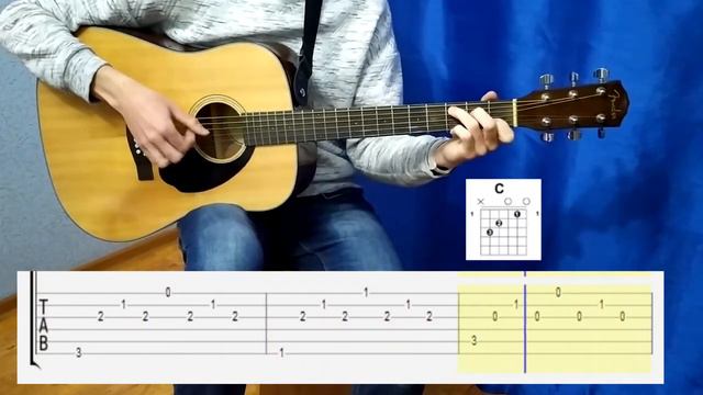Константин Никольский - Музыкант (acoustic cover + табы) смотреть онлайн
