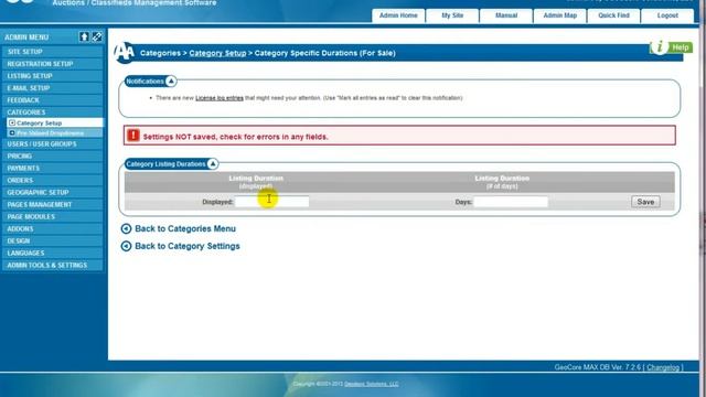 Setting Up Listing Durations in GeoCore Classifieds and Auction Software смотреть онлайн