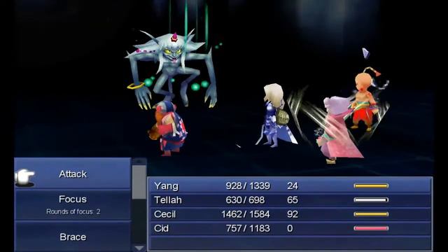 Final Fantasy IV (PC) - Boss: Dark Elf / Dark Dragon (Active/Hard) смотреть онлайн