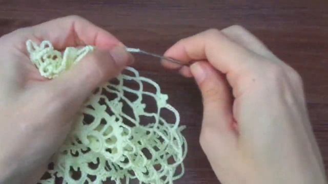 Воздушная ажурная салфетка крючком. МК. Часть 2 из 3 смотреть онлайн