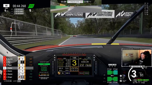 Rebuilding SA Back To Platinum Rank In Assetto Corsa Competizione смотреть онлайн