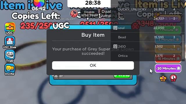 Claiming the Grey Super Star Crown UGC Limited | Roblox смотреть онлайн