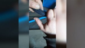 как я установил стекло на задню на рамку мтз