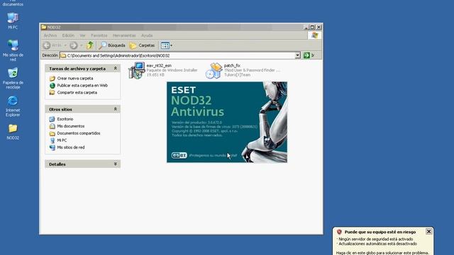 Instalación de NOD32v3 con fix/patch de Tukero смотреть онлайн