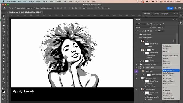 Learn how to make pencil art effect in photoshop! смотреть онлайн