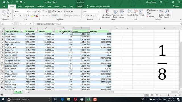 How to divide by Hour in Excel смотреть онлайн