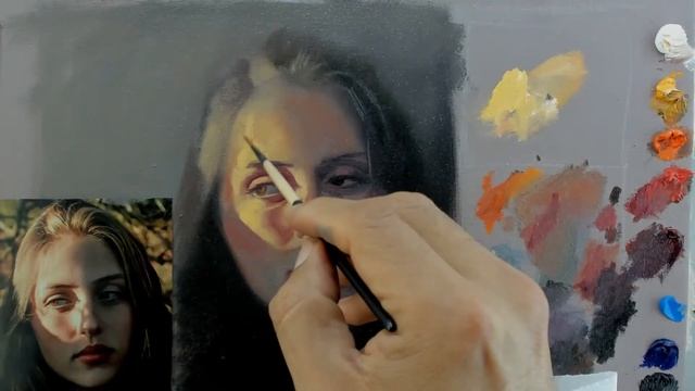 Alla Prima Portrait, How To Paint Shadows