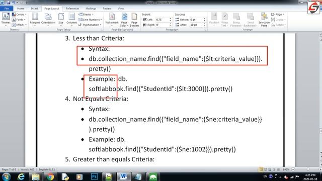 #8 QUERY DOCUMENT BASED ON THE CRITERIA смотреть онлайн
