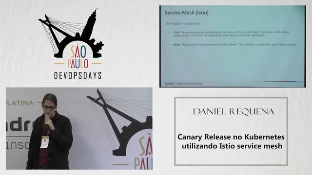 DODSP2019 - Daniel Requena - Canary Release no Kubernetes utilizando Istio service mesh смотреть онлайн