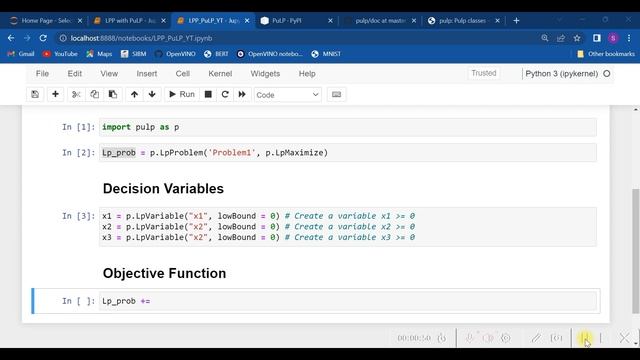Linear Optimization with Python (PuLP) | Linear Programming Problem(LPP) смотреть онлайн