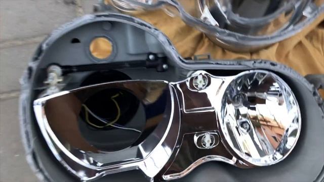Mercedes Benz w210 installing in headlight bi-xenon lens Autoki установка Би-ксеноновых линз Аутоки смотреть онлайн