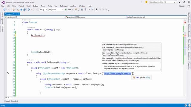 How to make HTTP Get and Post request in C#.net смотреть онлайн