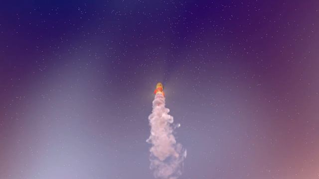 Rocket Launch 3D Animation смотреть онлайн