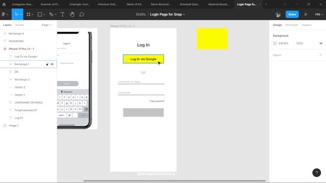 Redesigning Snapchat Login page (Wireframing + Prototyping) смотреть онлайн