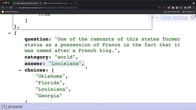 141 - JetTrivia App - The Trivia JSON Payload смотреть онлайн