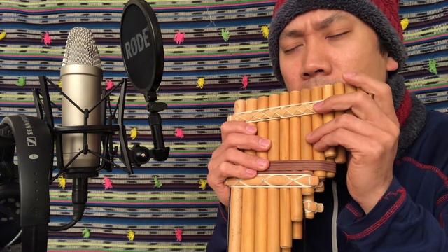 “Colors of the Rainbow” - Quenacho and Zampona (pan flute) cover смотреть онлайн