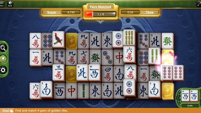 Microsoft Mahjong: Golden Tiles - Medium - November 2, 2023 смотреть онлайн