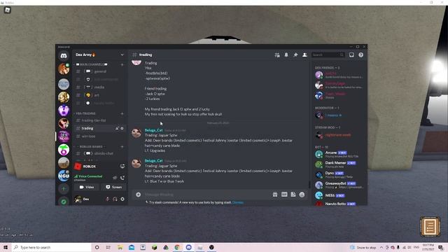 YBA TRADING DISCORD SERVER смотреть онлайн