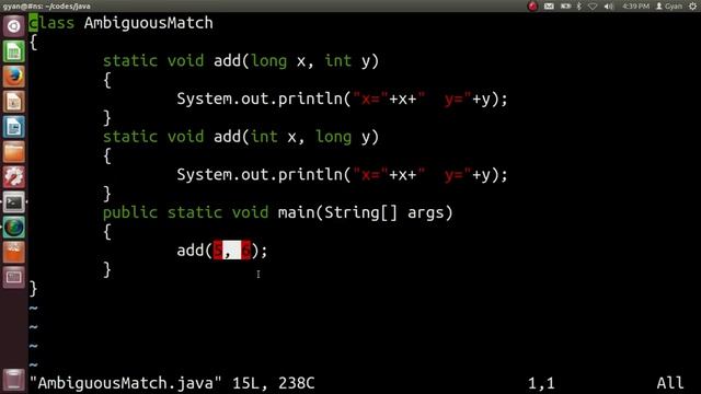 Ambiguity in Method Overloading | Ambiguous Match | Ambiguous Method Invocation | Java смотреть онлайн