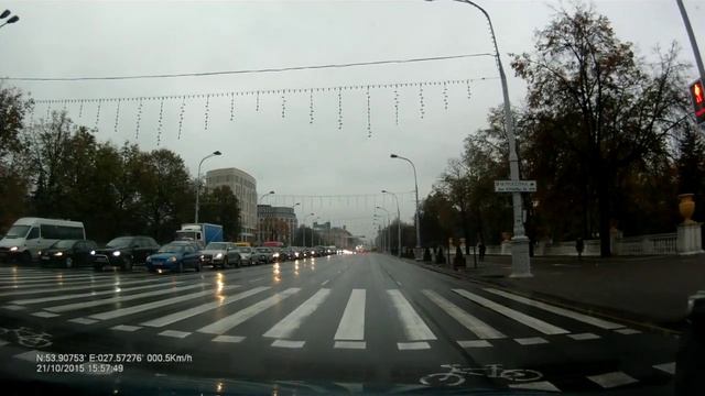 Покатушки по Минску-9 Паркинг-хлопоты-пробки. смотреть онлайн