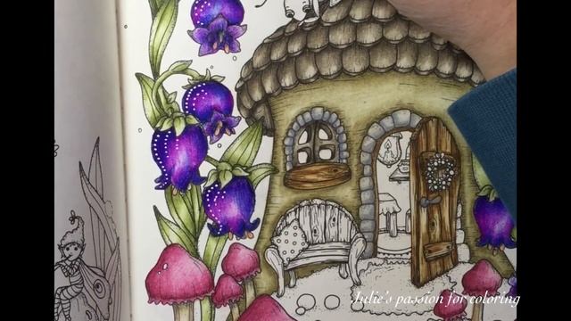 FAIRY MIRACLES by Klara Markova - prismacolor pencils - color along смотреть онлайн