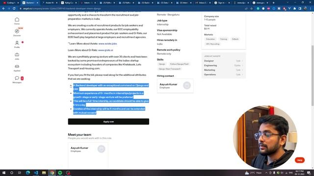 Companies looking for Python Interns !! Stipend 60k смотреть онлайн