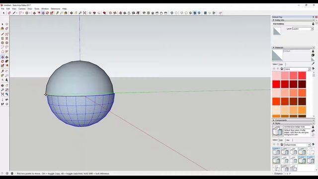 Model an Egg Shape in SketchUp with Follow Me and Scale - SketchUp Quick Tutorials смотреть онлайн
