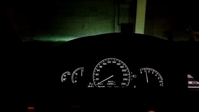 S600 W221 холодный пуск