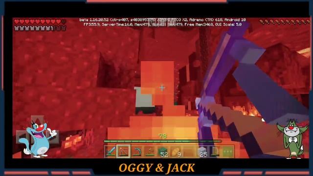 #84 | Minecraft | Make Nether Modern House With Oggy And Jack | Minecraft Pe | In Hindi | Sirvival смотреть онлайн