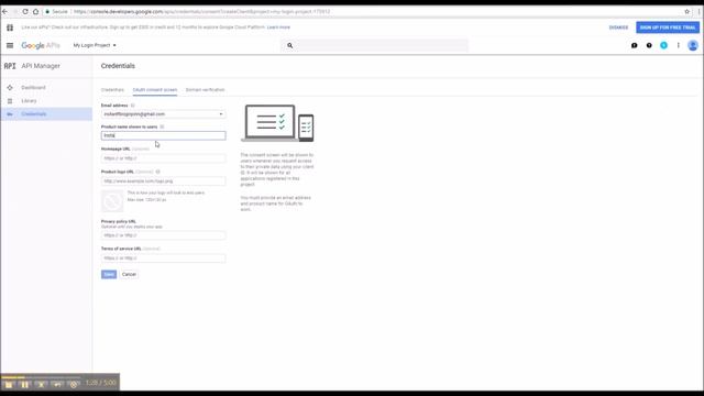 Few easy steps to create your Google Login App for Joomla смотреть онлайн