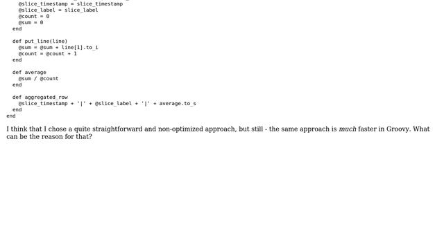 Ruby CSV reading performance problems смотреть онлайн