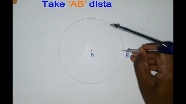 Constructing a Regular Hexagon within given Circle by Using Ruler and Compass смотреть онлайн